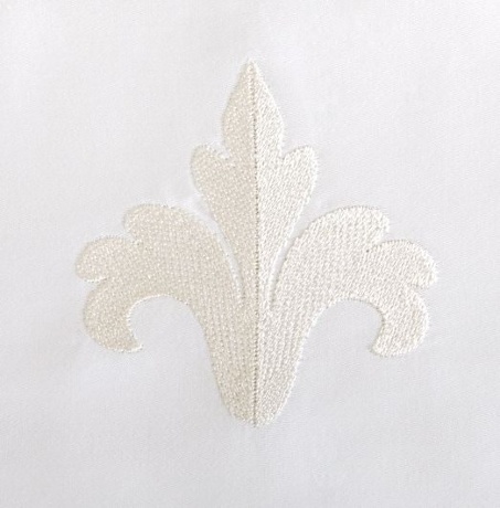 Пододеяльник "ROCOCO", сатин-жаккард, 200х220см. белый, BOVI