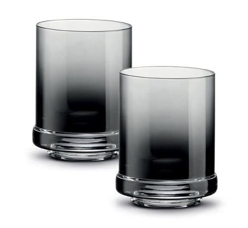 Набор стаканов для воды Fun Classy, дымчатый, 0,29 л, 2 шт. Pozzi Milano 1876