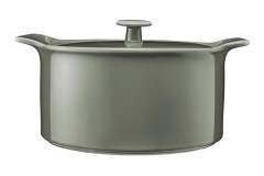 Кастрюля, 3 л, с крышкой, фарфор P, серо-зеленая, Indulgence, Maxwell &amp; Williams
