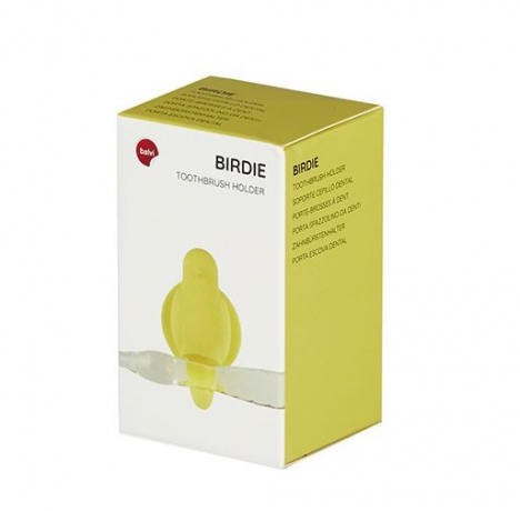 Держатель для зубной щётки Birdie желтый, Balvi