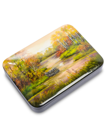 ШК-10/ 43 Шкатулка "Осень" исп. Григорьева С.