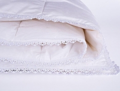 Одеяло всесезонное из белого гусиного пуха "Идеальное приданое", 150х200 см. кассетный способ пошива, Natures