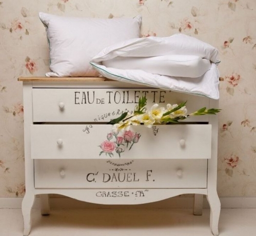 Одеяло всесезонное из белого гусиного пуха "Идеальное приданое", 150х200 см. кассетный способ пошива, Natures