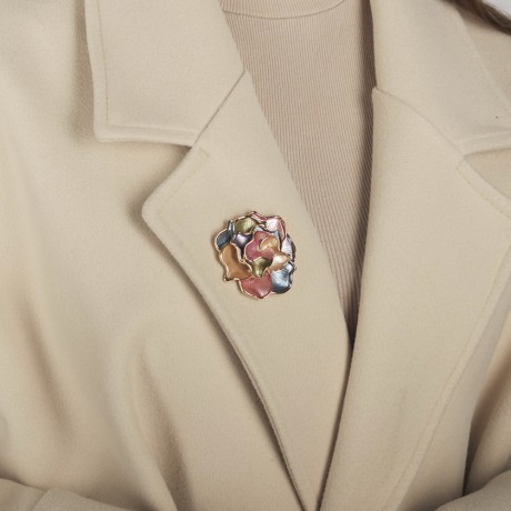 Брошь Цветок XZ1154.2 BW/S Shadore