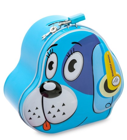 BX- 07/3 Металлическая копилка "Собака"