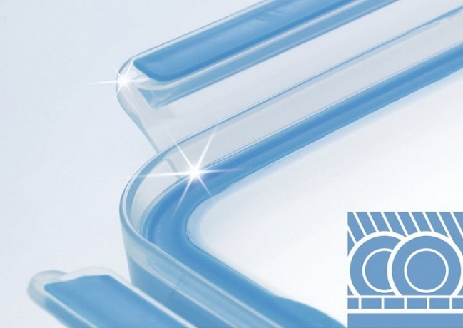 Контейнер пищевой, 0,55 л. голубой, Clip&Close EMSA