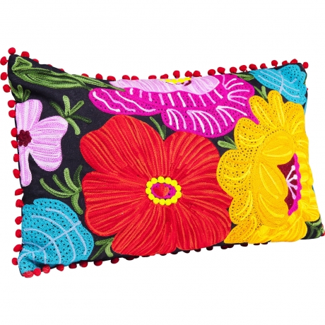 Подушка Jardin Flowers, 50х30х10, Хлопок, Полиэстер, Мультиколор