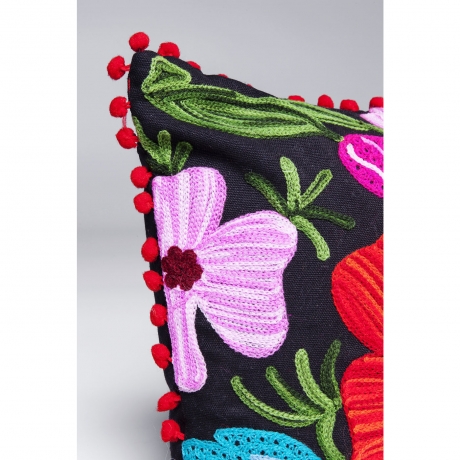 Подушка Jardin Flowers, 50х30х10, Хлопок, Полиэстер, Мультиколор