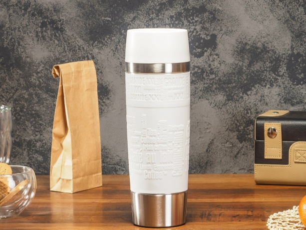 Термокружка Travel Mug Grande, 0,5 л. белая, EMSA