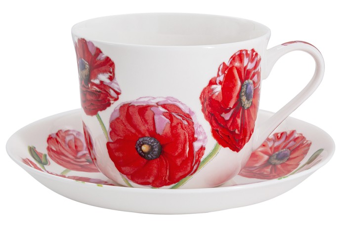 Чашка с блюдцем Лютики, 0,48 л. Maxwell & Williams