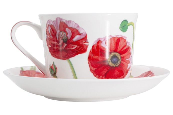 Чашка с блюдцем Лютики, 0,48 л. Maxwell & Williams