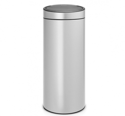 Мусорный бак Touch Bin New (30 л), Серый металлик Brabantia