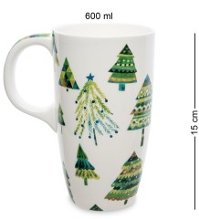 JK-286 Кружка &quot;Новый год&quot; (Capodanno Pavone)