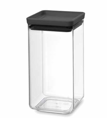 Прямоугольный контейнер (1,6 л), Темно-серый Brabantia