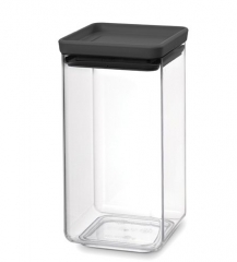 Прямоугольный контейнер (1,6 л), Темно-серый Brabantia