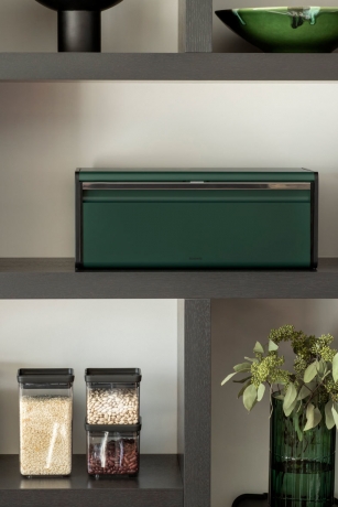 Хлебница с откидной крышкой, Зеленая сосна Brabantia