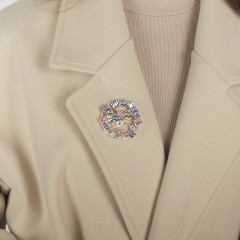 Брошь Мозаика-куб XZ0812.21 BL/S Shadore