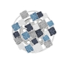 Брошь Мозаика-куб XZ0812.21 BL/S Shadore