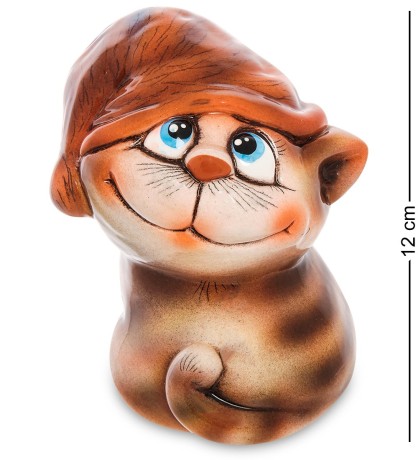 АБ-145 Фигурка керамическая "Кот в колпаке" бол.