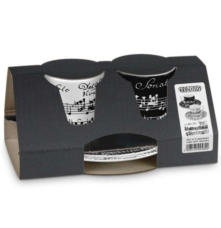 Набор из 2 кофейных чашек Вивальди "Либретто" Koenitz