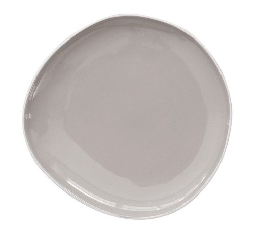 Тарелка закусочная Organica, серая, 22 см. Easy Life
