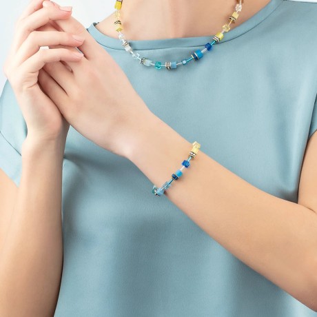 Браслет Turquoise-Yellow Coeur de Lion