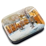 ШК-80/12 Шкатулка "Старая Москва зимой" Николаев  13,0х9,5