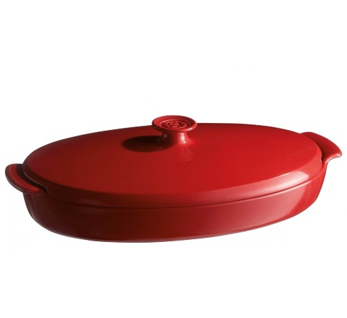 Форма "Папильот" для запекания рыбы Emile Henry, 41x24 см. 2,2 л., гранат