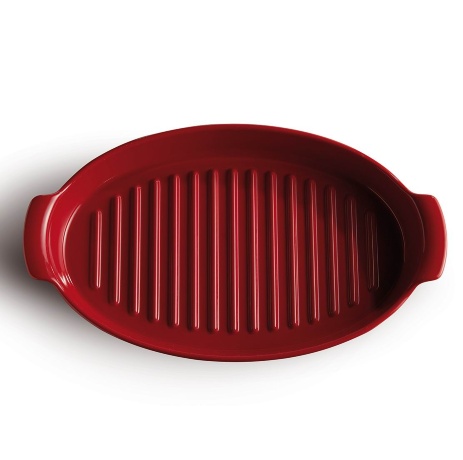 Форма "Папильот" для запекания рыбы Emile Henry, 41x24 см. 2,2 л., гранат