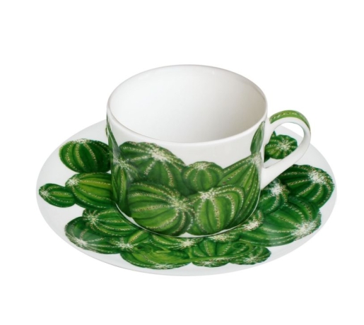 Чашка с блюдцем чайная, 230 мл. CACTUS Taitu