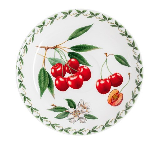 Чашка с блюдцем Вишня в подарочной упаковке, 0.48 л. Maxwell & Williams