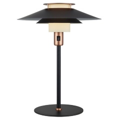 Светильник настольный Rivoli, O40, черный/медный, Halo Design