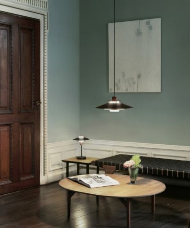 Светильник настольный Rivoli, O40, черный/медный, Halo Design