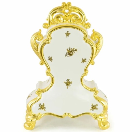 Часы настольные, 30х15х45 см. FIORI GOLD, керамика