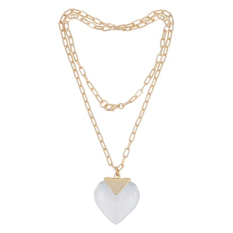 Колье Crystal Heart LN5118 BW/RG Fiore Luna