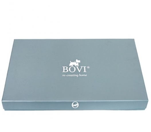 Комплект постельного белья "SAN MARCO", перкаль, 150х210+220x240+50х70 см. белый/лавандовый, BOVI