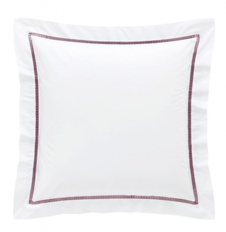 Комплект постельного белья "SAN MARCO", перкаль, 150х210+220x240+50х70 см. белый/лавандовый, BOVI