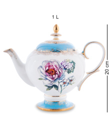 JK-131 Чайный сервиз 15 пр. на 6 перс. "Цветок Неаполя" (Fiore Napoli Pavone)