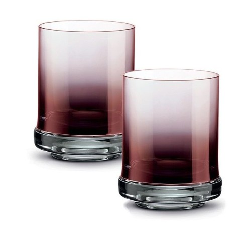 Набор стаканов для воды Fun Classy, лиловый, 0,29 л. 2 шт. Pozzi Milano 1876