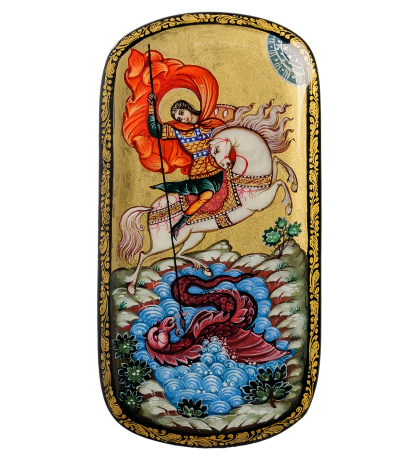 ШК-45/36 Шкатулка "Георгий Победоносец" исп. Орлова