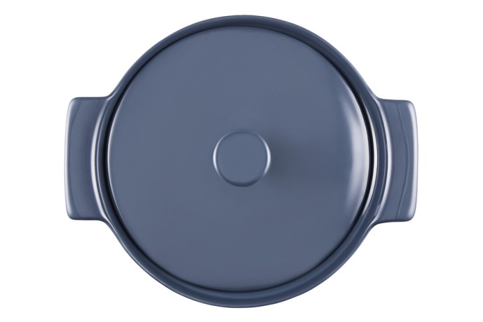 Кастрюля, 3 л, с крышкой, фарфор P, синяя, Indulgence, Maxwell & Williams