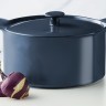 Кастрюля, 3 л, с крышкой, фарфор P, синяя, Indulgence, Maxwell & Williams