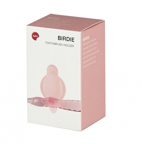 Держатель для зубной щётки Birdie розовый, Balvi
