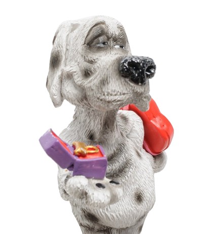 RV-909 Статуэтка Собака Далматинец "Подарок от чистого сердца" (W.Stratford)