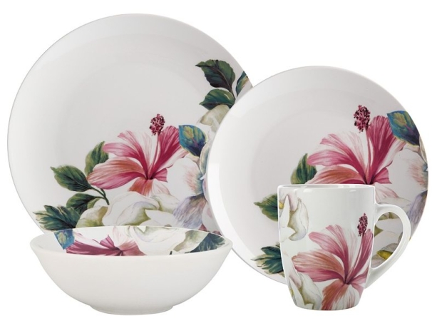 Обеденный набор Магнолия, 4 персоны, 16 предметов Casa Domani