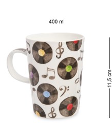 JK-313 Кружка "Музыкальные пластинки" (Pavone)