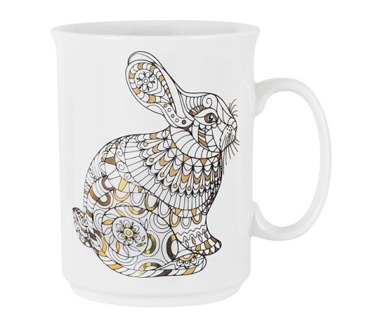 Кружка Задумчивый кролик, 0,415 л. Home & Style
