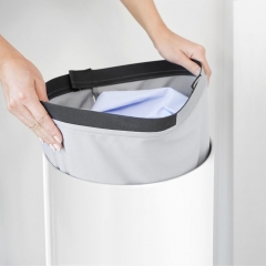 Бак для белья с пробковой крышкой (35 л), Белый Brabantia