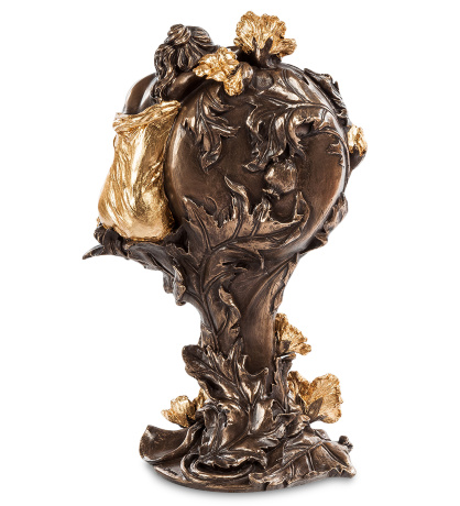 WS-688/ 2 Часы "Девушка и розы"