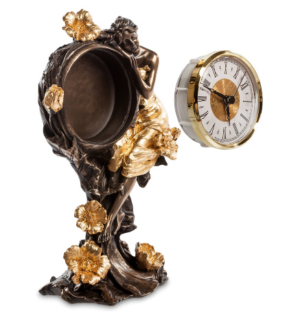 WS-688/ 2 Часы "Девушка и розы"